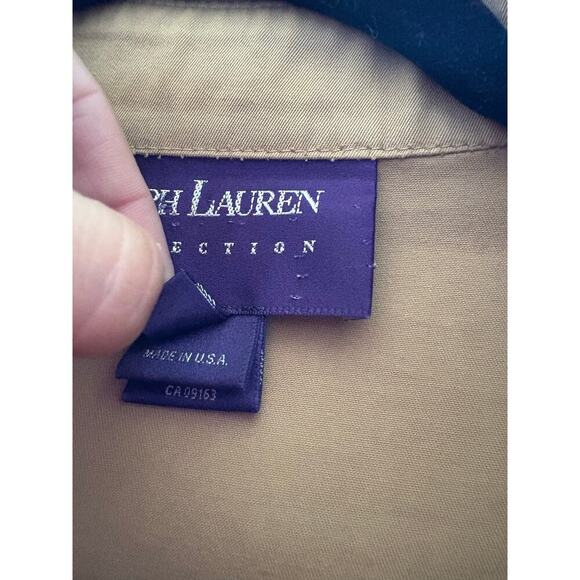 Ralph Lauren Collection Vintage 1994 Runway Utility Field Safari Jacket 10 Tan M - Picture 4 of 16